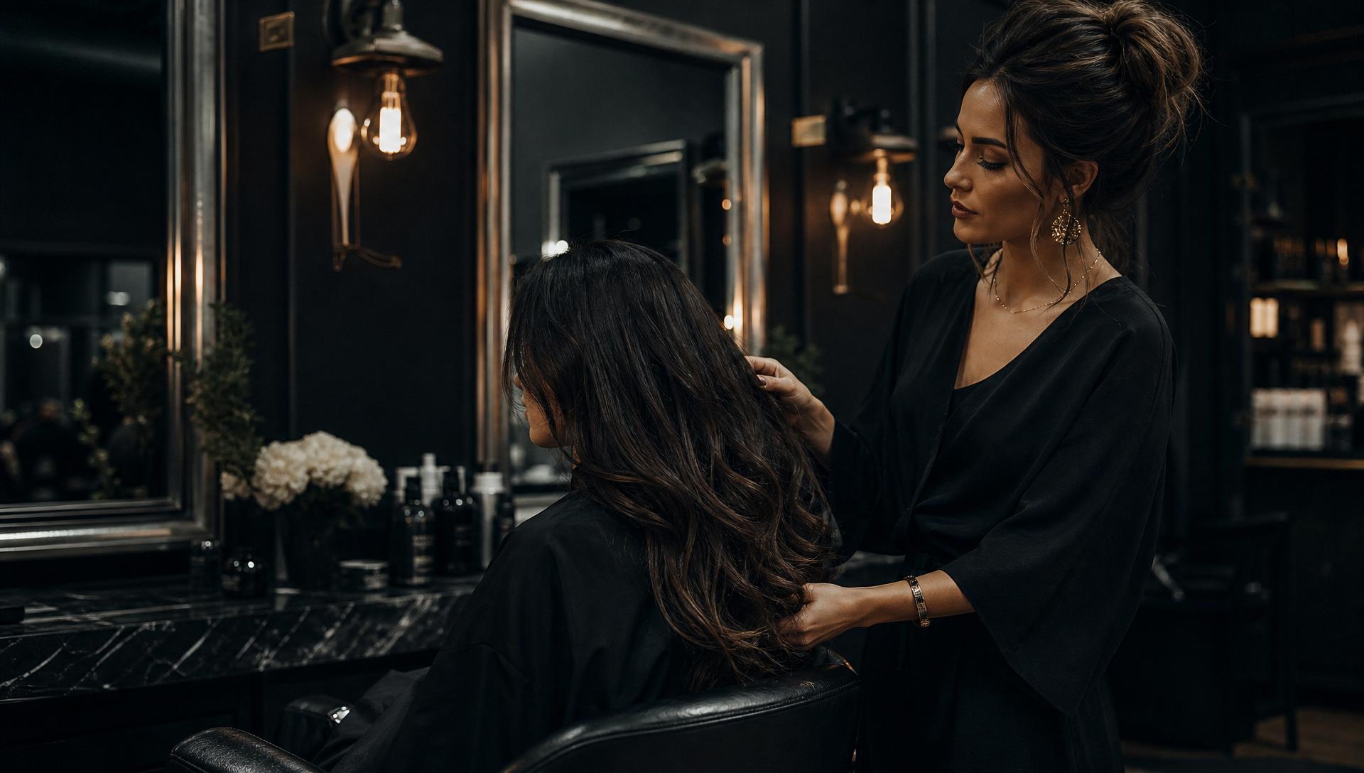 Selena's Beauty Spa — master stylist at work